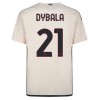 Virallinen Fanipaita + Shortsit AS Roma Dybala 21 Vieraspelipaita 2023-24 - Lasten